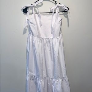 Tie shoulder midi dress, never worn